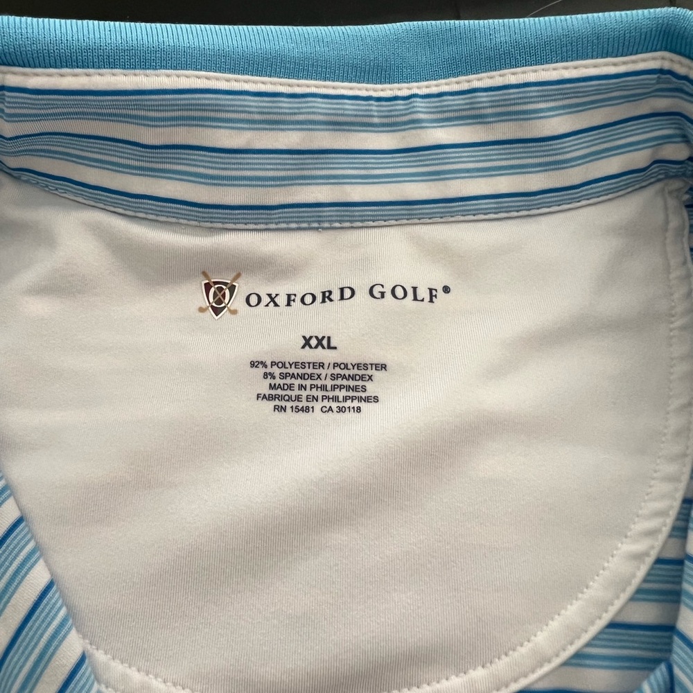 Almost new golf shirt, XXL. Worn once or twice
